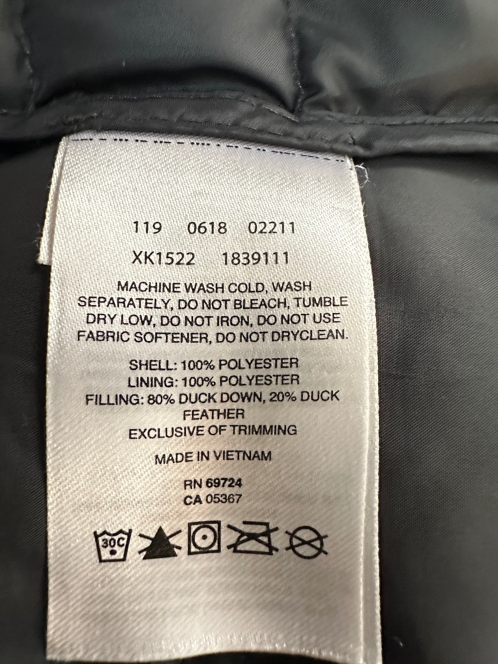 Columbia Womens Black Quilted Packable Puffer Jacket. Size Small. Zip Front - Picture 5 of 9